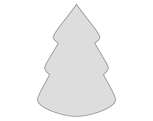Tabletop Fabric Christmas Trees - A holiday sewing pattern!