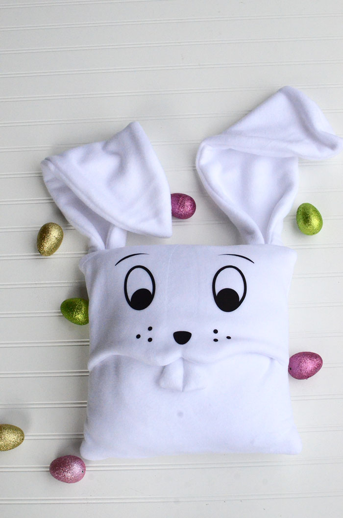 Floppy Ear Fleece Bunny Pillow – Free Sewing Pattern