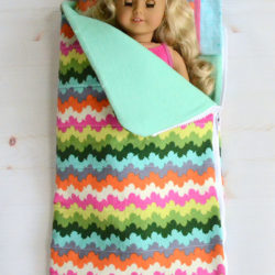 18” Doll Sleeping Bag and Pillow Set – Sewing Tutorial