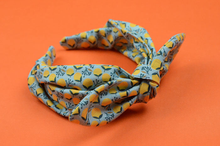 Easy Knot Bow Headband – Free Sewing Pattern