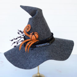 Easy Felt Witch Hat – Free Sewing Pattern