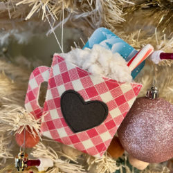 Mug Gift Card Holder Ornament Free Sewing Pattern