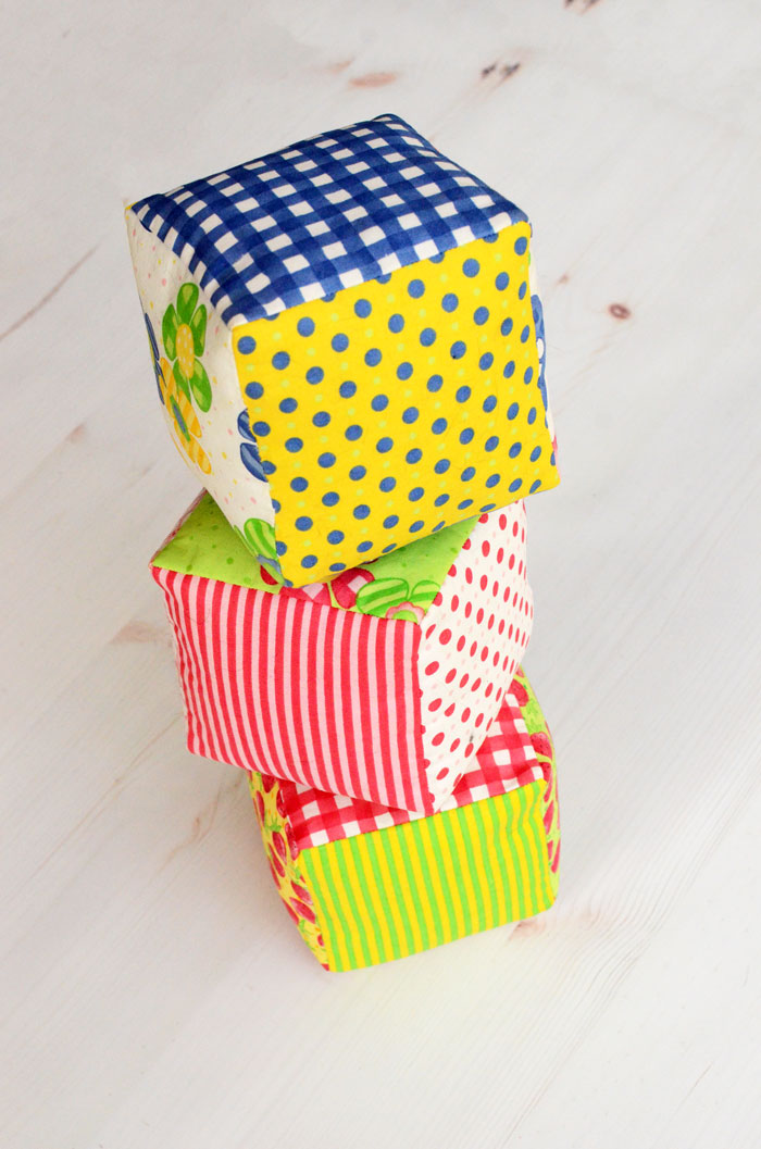 DIY Soft Fabric Baby Blocks Sewing Tutorial
