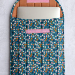 Quilted Laptop Sleeve- Free Sewing Pattern
