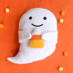 Candy Corn Ghost Softie – Free Sewing Pattern