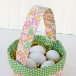 Fabric Easter Basket – Free Sewing Pattern