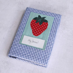 Summer Strawberry Journal Cover – Free Sewing Pattern