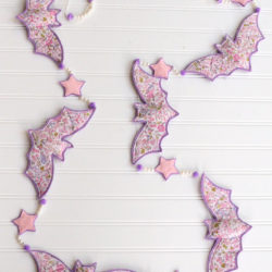 Vintage Floral Bat Garland – Free Sewing Pattern