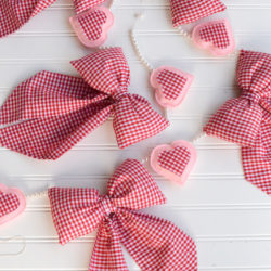 Valentine Bow Banner – Free Sewing Pattern