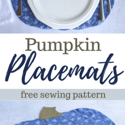 Fall Pumpkin Placemats – Free Sewing Pattern