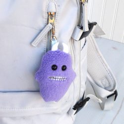 Fuzzy Monster Bag Charm – Free Sewing Pattern